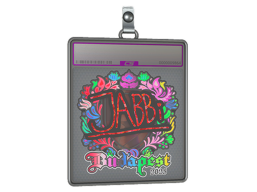 Sticker Slab | jabbi (Holo) | Budapest 2025