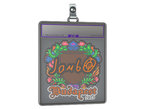 Sticker Slab | jambo (Embroidered) | Budapest 2025