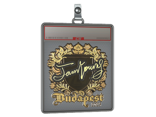Sticker Slab | JamYoung (Gold) | Budapest 2025