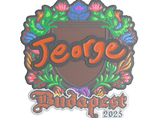 Sticker | jeorge (Embroidered) | Budapest 2025