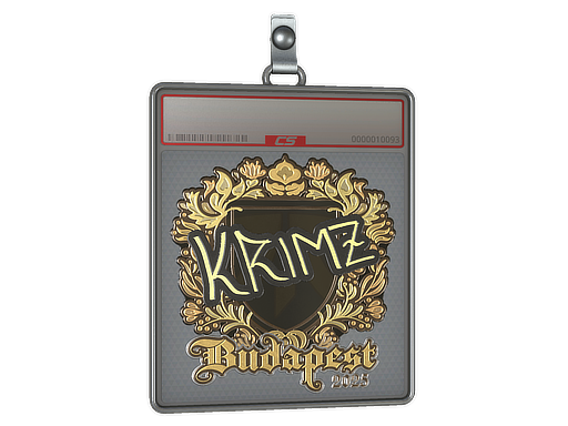 Sticker Slab | KRIMZ (Gold) | Budapest 2025