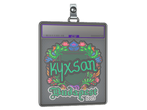 Sticker Slab | kyxsan (Embroidered) | Budapest 2025