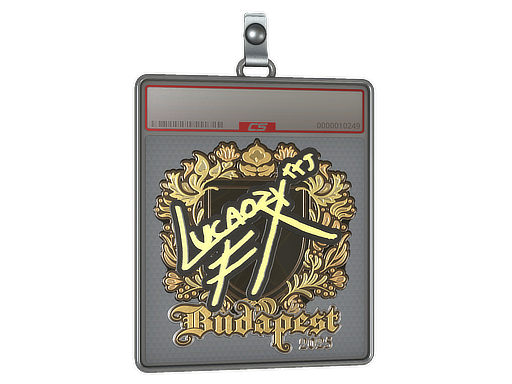 Sticker Slab | Lucaozy (Gold) | Budapest 2025