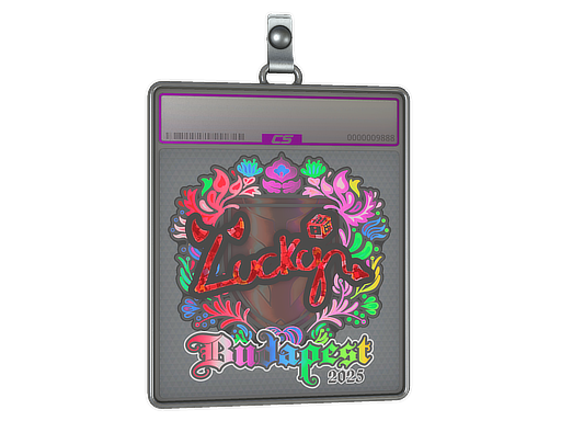 Sticker Slab | Lucky (Holo) | Budapest 2025