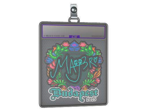 Sticker Slab | MAJ3R (Embroidered) | Budapest 2025