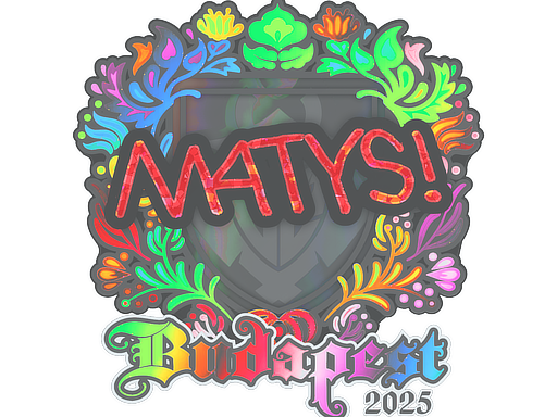 Sticker | MATYS (Holo) | Budapest 2025