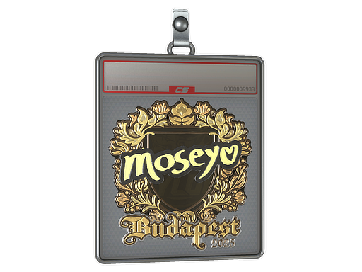Sticker Slab | Moseyuh (Gold) | Budapest 2025