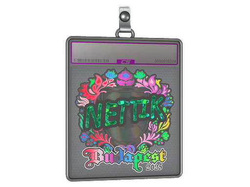 Sticker Slab | nettik (Holo) | Budapest 2025