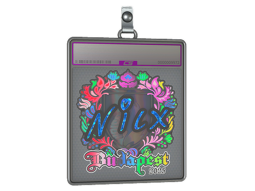 Sticker Slab | nicx (Holo) | Budapest 2025