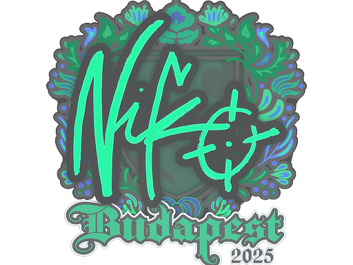 Sticker | NiKo | Budapest 2025