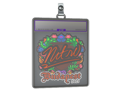 Sticker Slab | nitr0 (Embroidered) | Budapest 2025