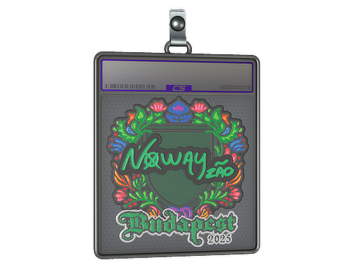 Sticker Slab | noway (Embroidered) | Budapest 2025