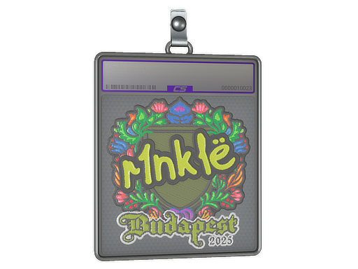 Sticker Slab | r1nkle (Embroidered) | Budapest 2025