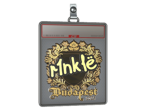 Sticker Slab | r1nkle (Gold) | Budapest 2025