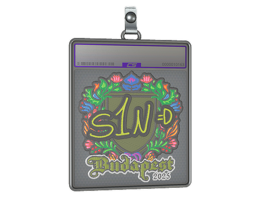 Sticker Slab | s1n (Embroidered) | Budapest 2025