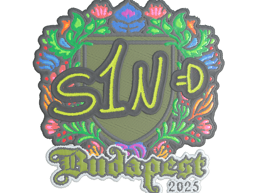 Sticker | s1n (Embroidered) | Budapest 2025