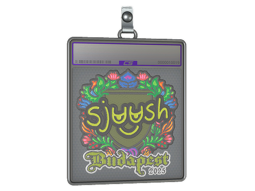 Sticker Slab | sjuush (Embroidered) | Budapest 2025