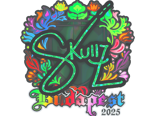 Sticker | skullz (Holo) | Budapest 2025