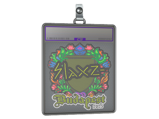 Sticker Slab | slaxz- (Embroidered) | Budapest 2025