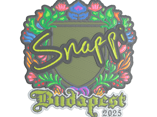 Sticker | Snappi (Embroidered) | Budapest 2025