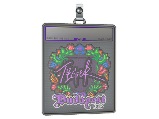 Sticker Slab | Tiger (Embroidered) | Budapest 2025