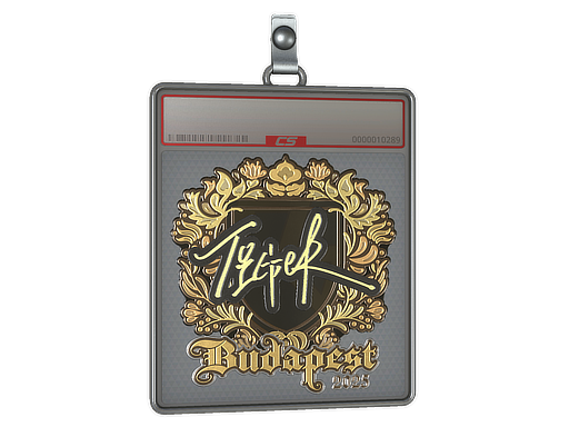 Sticker Slab | Tiger (Gold) | Budapest 2025