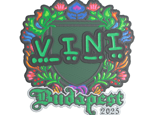 Sticker | VINI (Embroidered) | Budapest 2025
