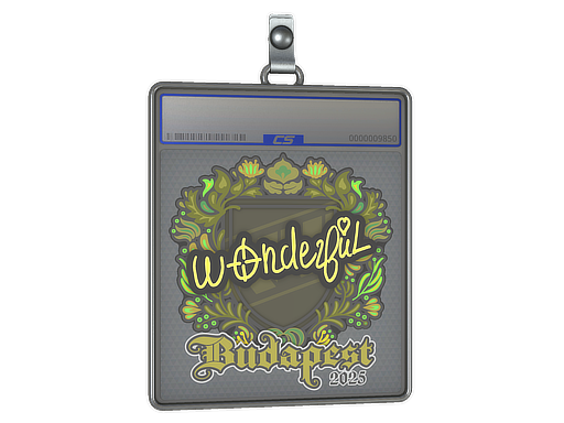 Sticker Slab | w0nderful | Budapest 2025