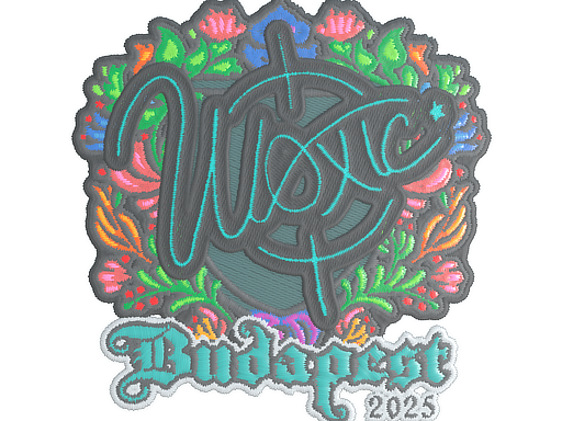 Sticker | woxic (Embroidered) | Budapest 2025