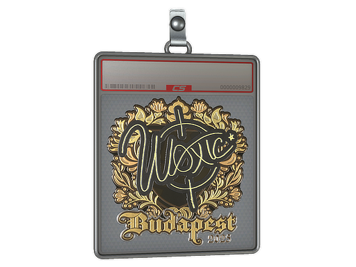 Sticker Slab | woxic (Gold) | Budapest 2025