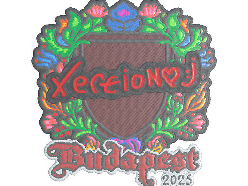 Sticker | xertioN (Embroidered) | Budapest 2025