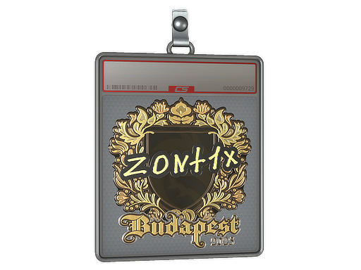 Sticker Slab | zont1x (Gold) | Budapest 2025