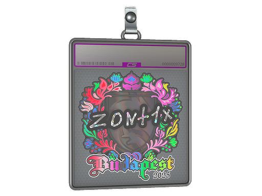 Sticker Slab | zont1x (Holo) | Budapest 2025