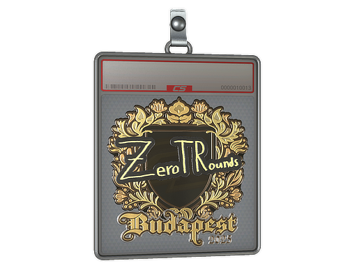 Sticker Slab | ztr (Gold) | Budapest 2025