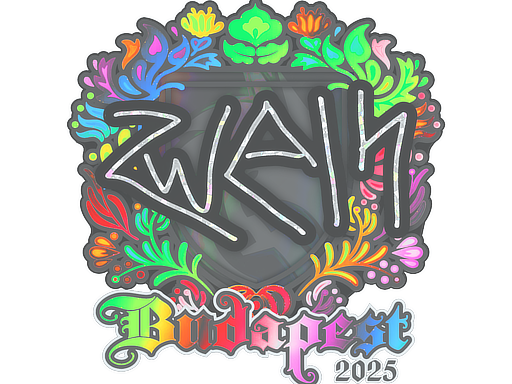 Sticker | zweih (Holo) | Budapest 2025