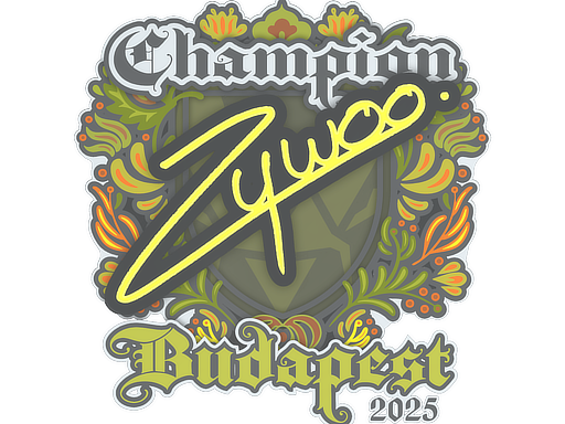 Sticker | ZywOo (Champion) | Budapest 2025