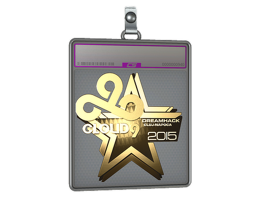 Sticker Slab | Cloud9 (Gold) | Cluj-Napoca 2015