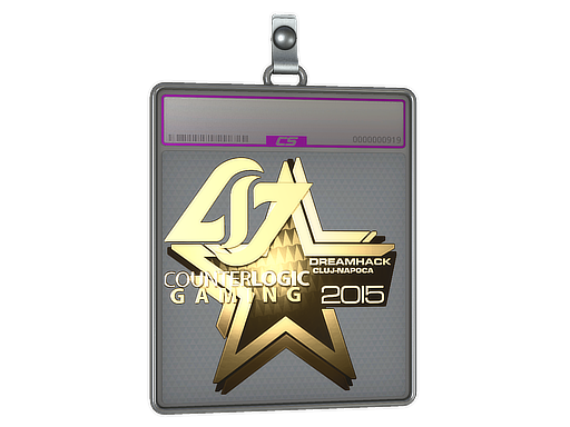Sticker Slab | Counter Logic Gaming (Gold) | Cluj-Napoca 2015