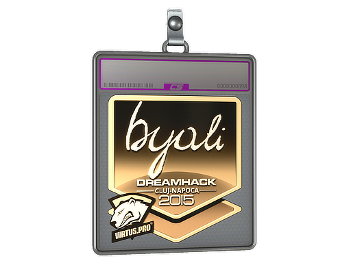 Sticker Slab | byali (Gold) | Cluj-Napoca 2015