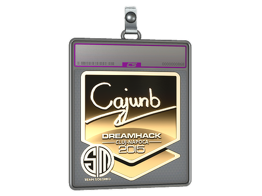 Sticker Slab | cajunb (Gold) | Cluj-Napoca 2015