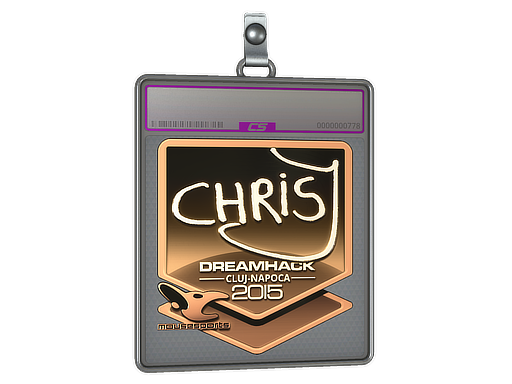 Sticker Slab | chrisJ (Gold) | Cluj-Napoca 2015