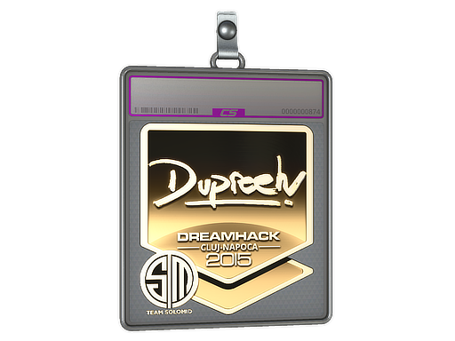 Sticker Slab | dupreeh (Gold) | Cluj-Napoca 2015