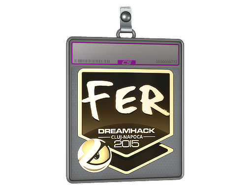 Sticker Slab | fer (Gold) | Cluj-Napoca 2015