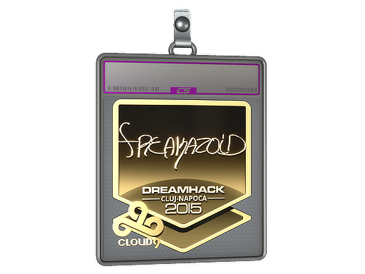 Sticker Slab | freakazoid (Gold) | Cluj-Napoca 2015