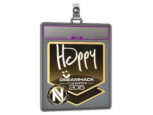Sticker Slab | Happy (Gold) | Cluj-Napoca 2015