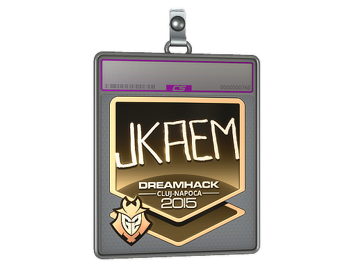 Sticker Slab | jkaem (Gold) | Cluj-Napoca 2015