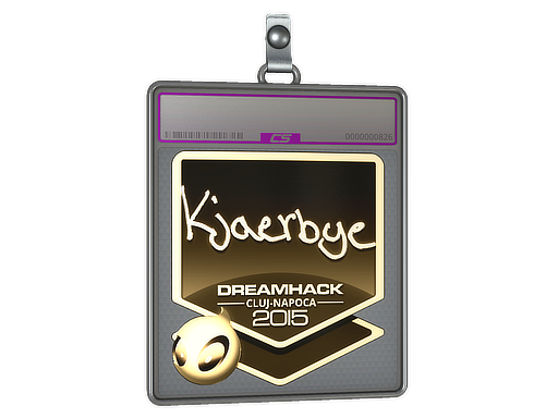 Sticker Slab | Kjaerbye (Gold) | Cluj-Napoca 2015
