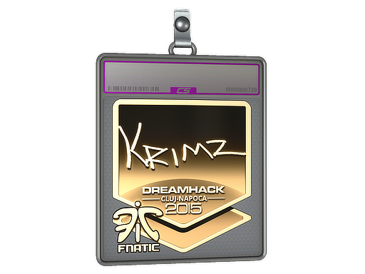 Sticker Slab | KRIMZ (Gold) | Cluj-Napoca 2015