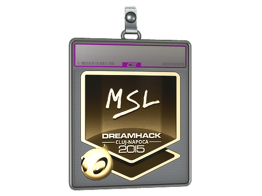 Sticker Slab | MSL (Gold) | Cluj-Napoca 2015
