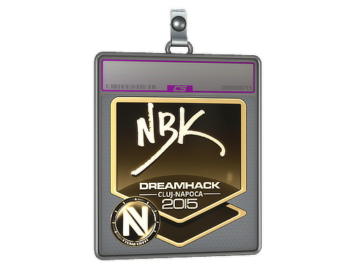 Sticker Slab | NBK- (Gold) | Cluj-Napoca 2015